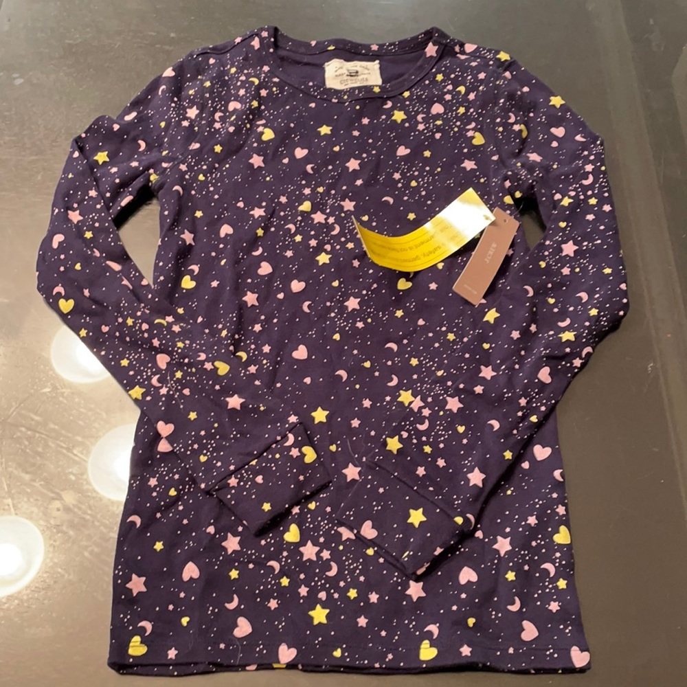 Girls size 14 Crew Cuts galaxy pajama top